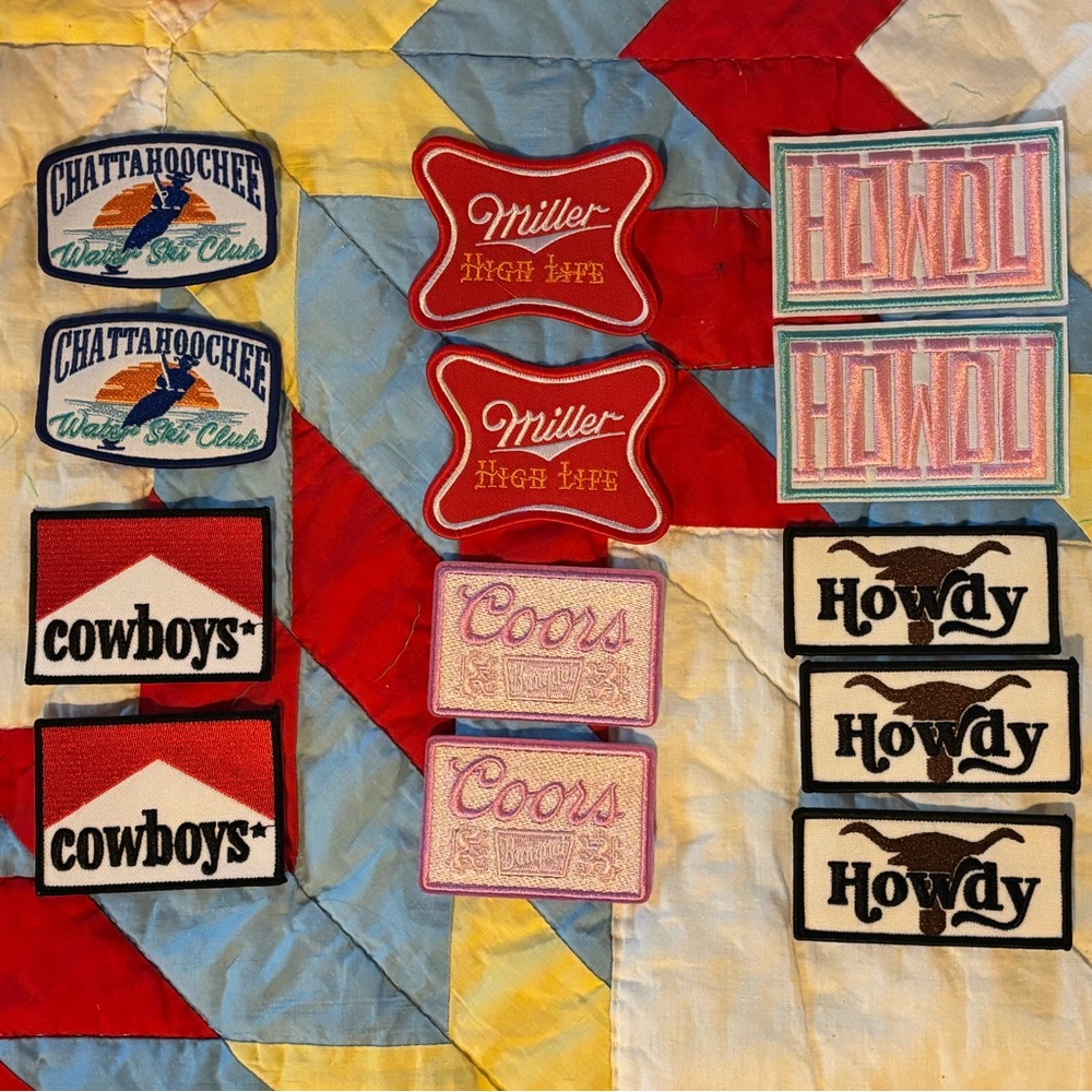 PATCH Set of 13 - Western/ Beer Inspired